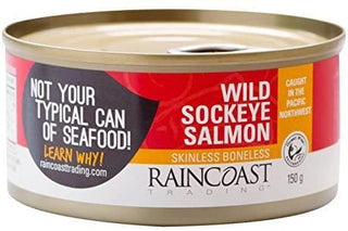 Raincoast Trading Sockeye Salmon  Skin & Boneless 150g