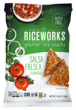 RiceWorks Salsa Fresca Rice Chips 155g