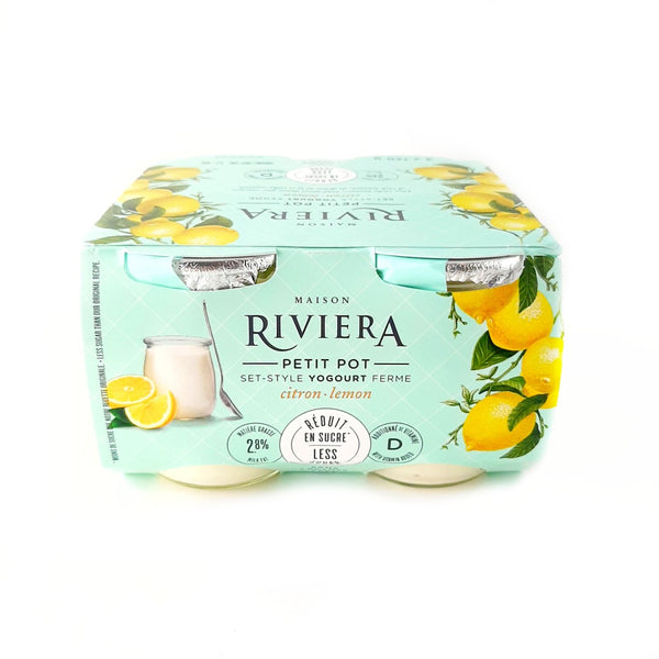 Riviera Lemon Petit Pot Yogurt 4x120g