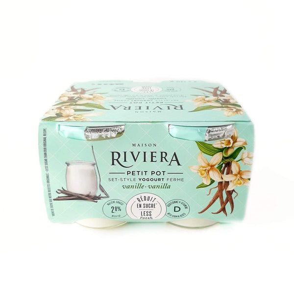 Riviera Vanilla Petit Pot Yogurt 4x120g