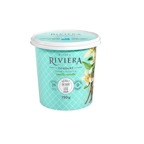 Riviera Vanilla Yogurt 2.8% 750g