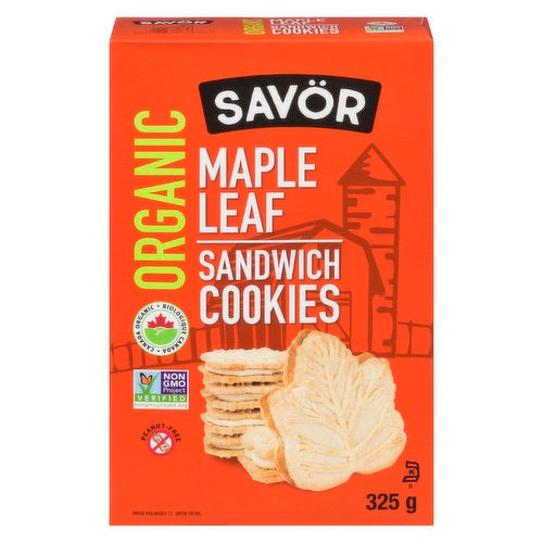 Savor Organic Maple Cookies 325g