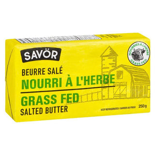 Savor Grass Fed Butter Salted 250g