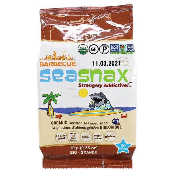 SeaSnax BBQ Grab & Go Seaweed Snacks 10g