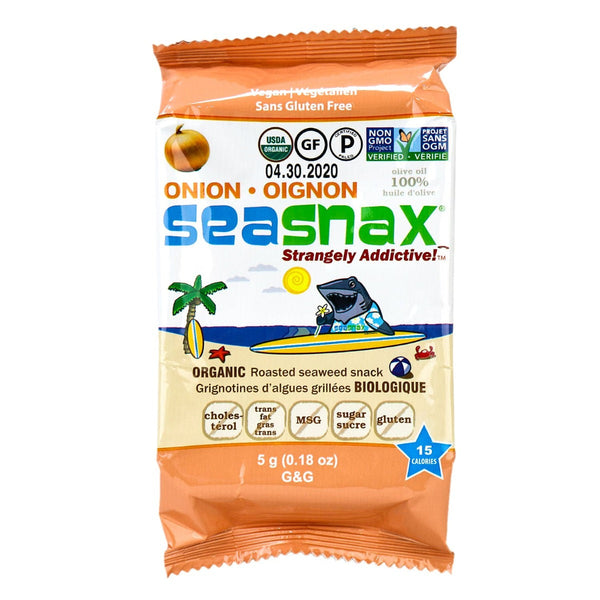 SeaSnax Onion Seaweed Snacks 15g