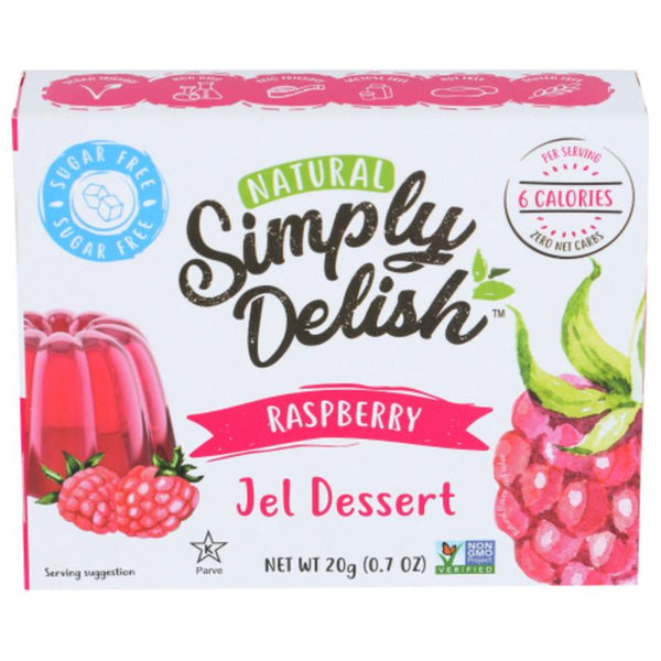 Simply Delish Raspberry Jel Dessert 20g