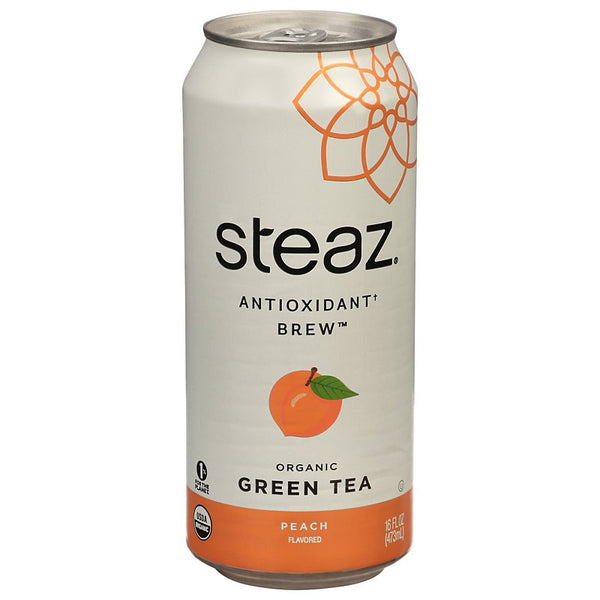 Steaz Peach Iced Tea Organic 473ml