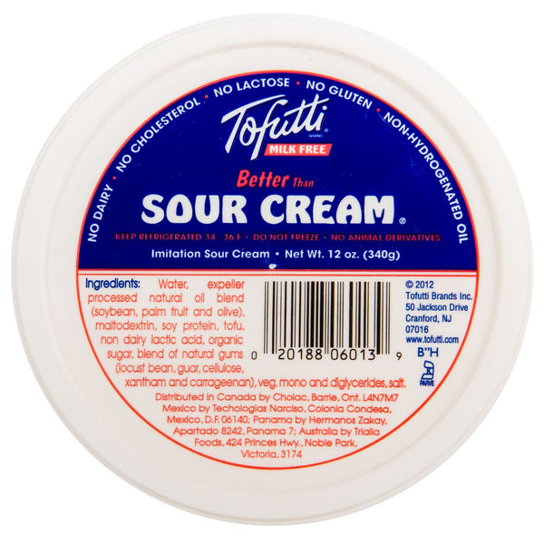 Tofutti Original Non Dairy Sour Cream 340g
