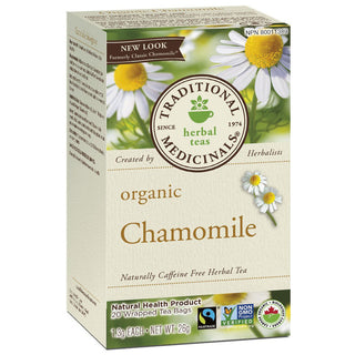 Traditional Medicinal Organic Chamomile Herbal Tea 16 teabags
