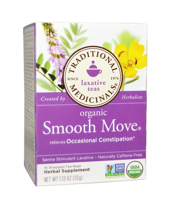 Traditional Medicinal Smooth Move Herbal Tea 16 teabags