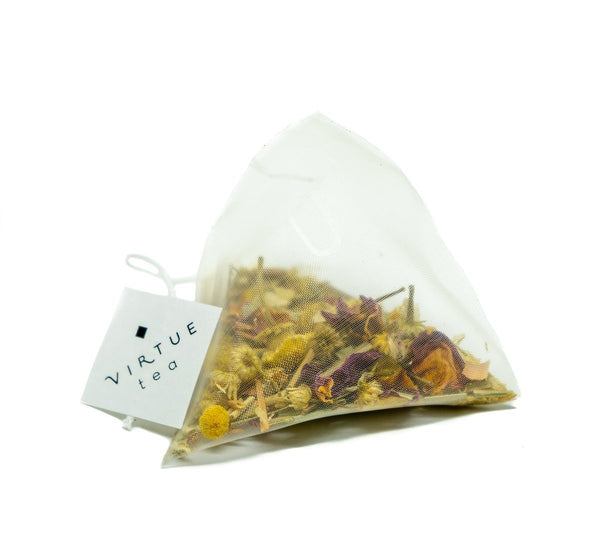 Virtue Tea Chamomile Lemongrass Rose Tea 12 teabags