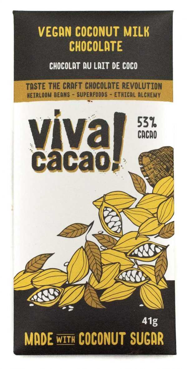 Viva Cacao Chocolate Bar Coconut Milk 41g