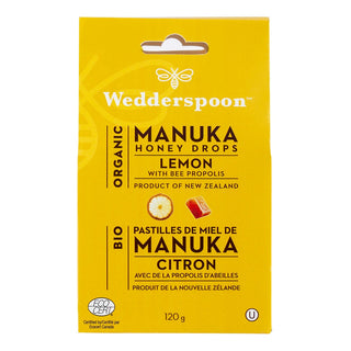 Wedderspoon Manuka Honey Lemon Drops 120g