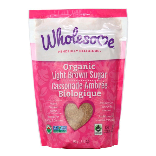 Wholesome Sweeteners Light Brown Organic Sugar 681g