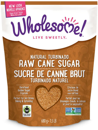 Wholesome Sweeteners Fair Trade Raw Cane Sugar 680g