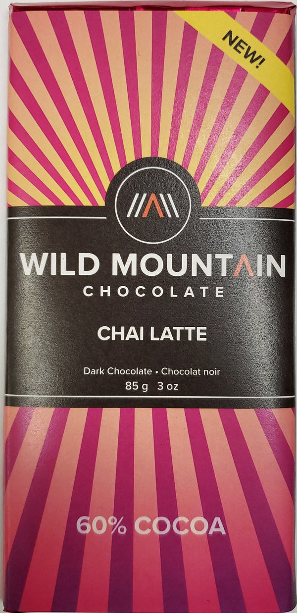 Wild Mountain Chai Latte 60% Chocolate Bar 85g