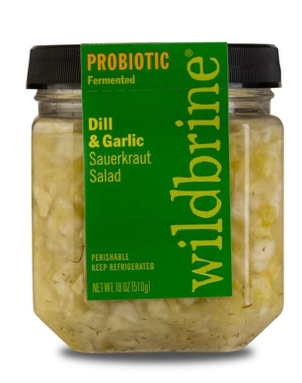 Wildbrine Dill & Garlic Raw Sauerkraut 500ml
