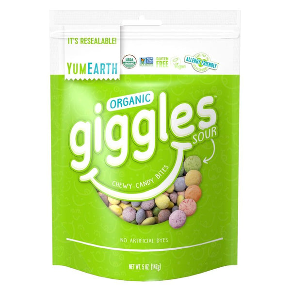 Yum Earth Organic Sour Giggles Candy 142g
